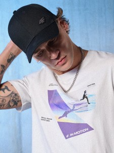 4F Czapka z daszkiem strapback męska - czarna L/XL (60cm)