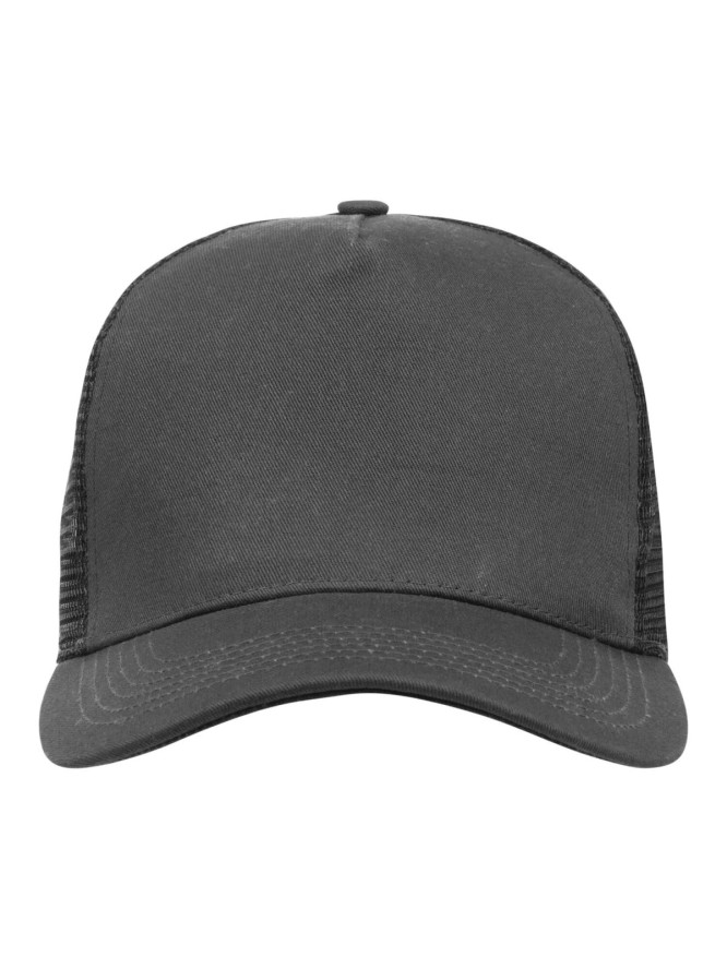 clique Trucker Cap z szczotkowanego tkanego bawełnianego twillu i siatki