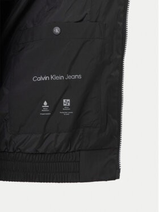 Calvin Klein Jeans Wiatrówka Harrington LV04RF521G Czarny Regular Fit