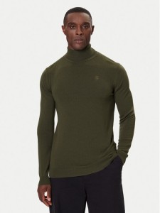 KARL LAGERFELD Golf 655058 554399 Zielony Regular Fit