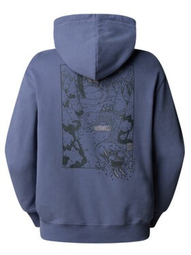 The North Face Bluza Powder Days NF0A8E4G Niebieski Relaxed Fit
