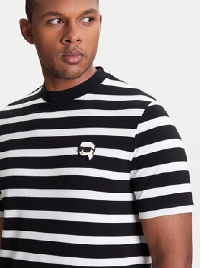 KARL LAGERFELD T-Shirt 755022 553231 Czarny Regular Fit