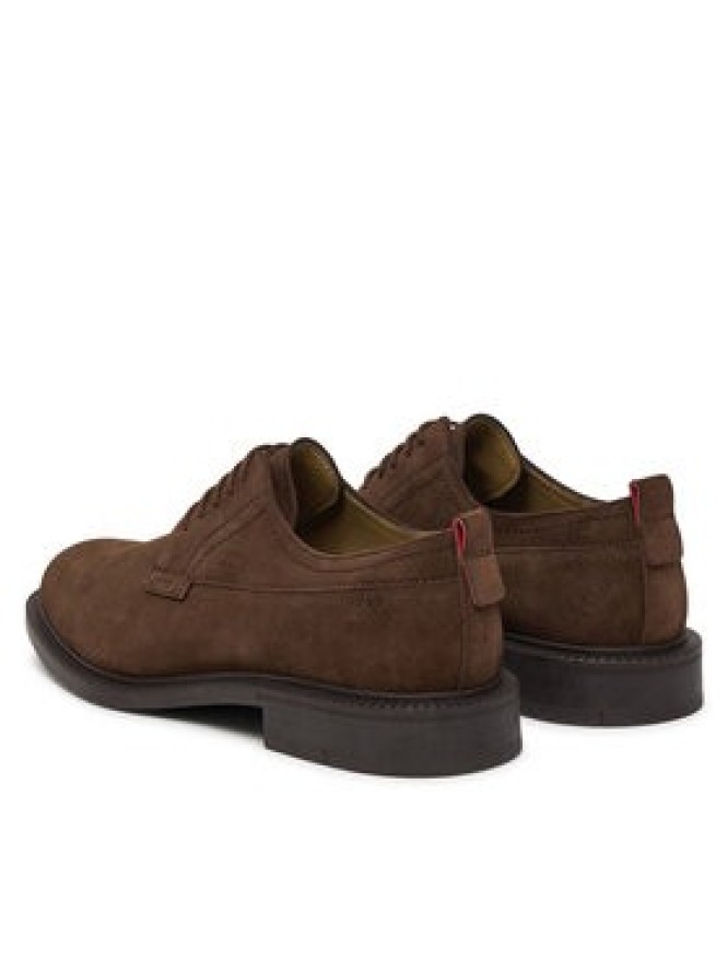 HUGO Półbuty Lysander Derb 50563372 Brązowy
