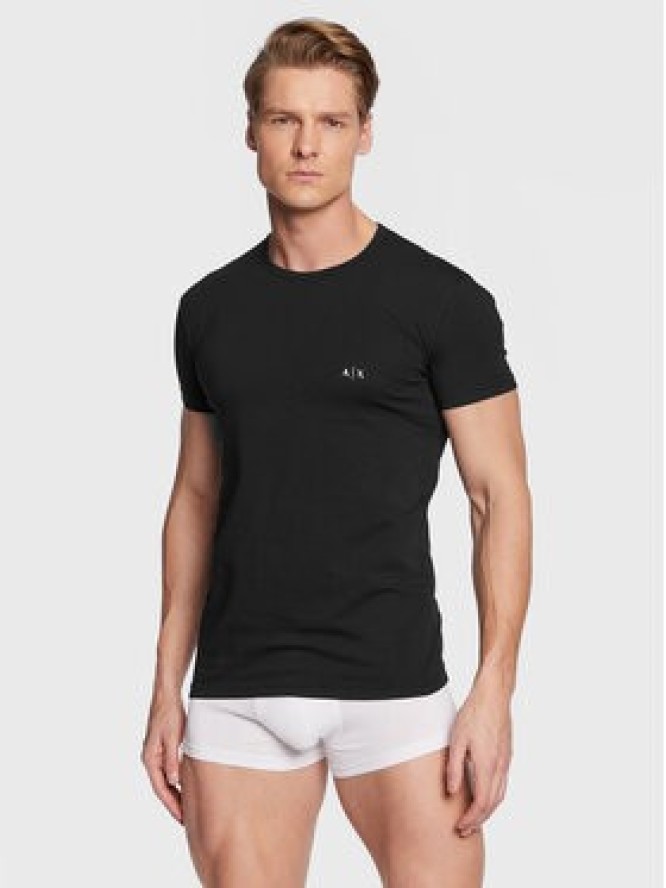 Armani Exchange Komplet t-shirtów 956005 CC282 07320 Czarny Slim Fit