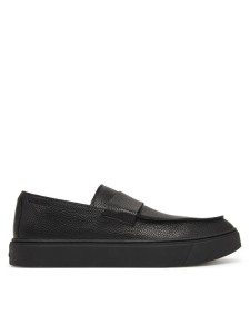 Calvin Klein Loafersy Hybrid Clean Loafer Band Tum Lth HM0HM02184 Czarny