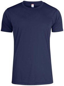 clique Basic Active-T męski T-shirt 100% poliester – dark navy