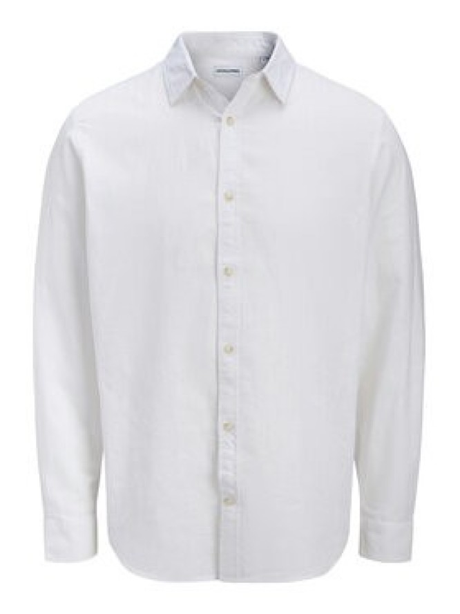 Jack & Jones Koszula Summer 12289174 Biały Regular Fit