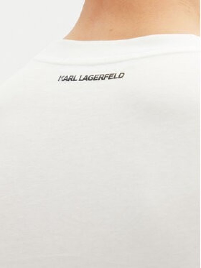 KARL LAGERFELD T-Shirt 755061 552241 Biały Regular Fit