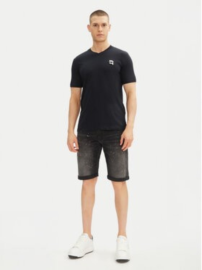 KARL LAGERFELD T-Shirt 755021 552224 Granatowy Regular Fit