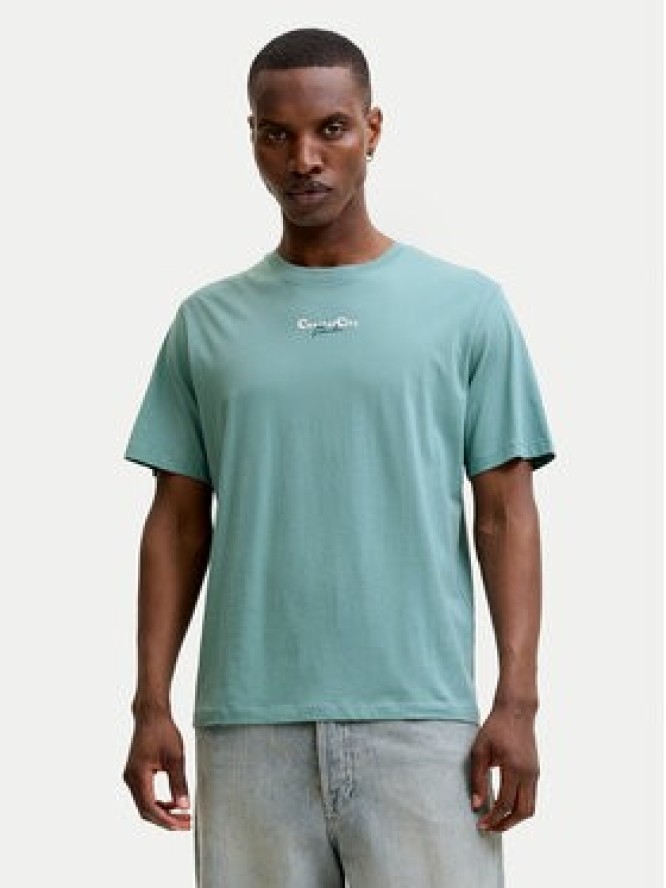 Jack & Jones T-Shirt City Photoprint 12288353 Zielony Regular Fit