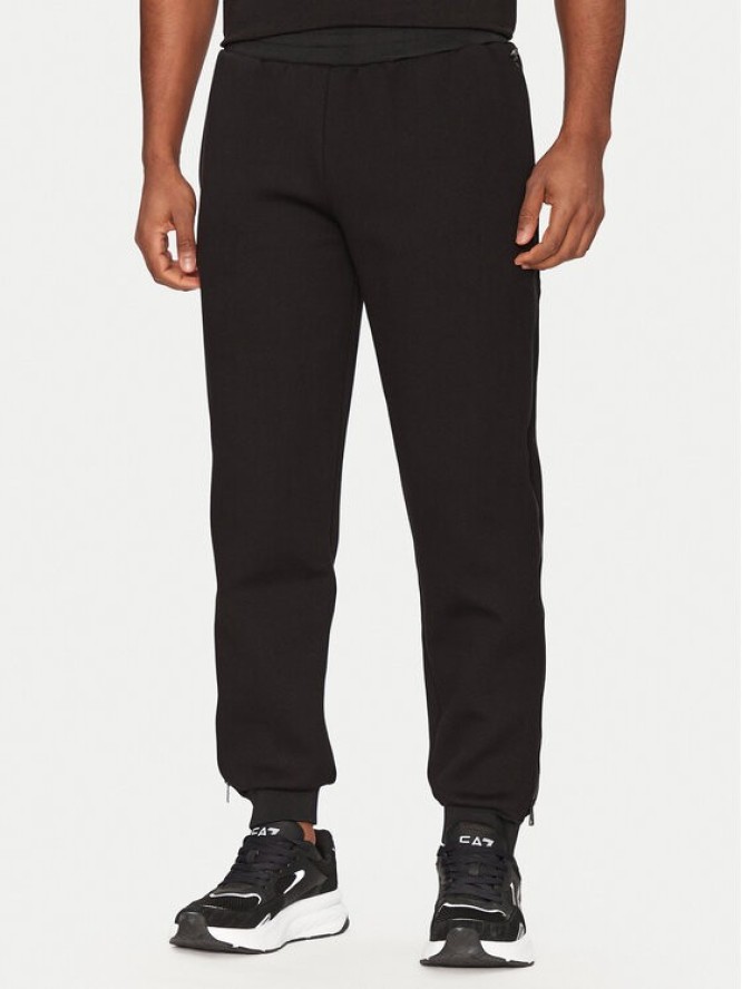 EA7 Emporio Armani Spodnie dresowe 7M000144 AF13538 UC001 Czarny Regular Fit