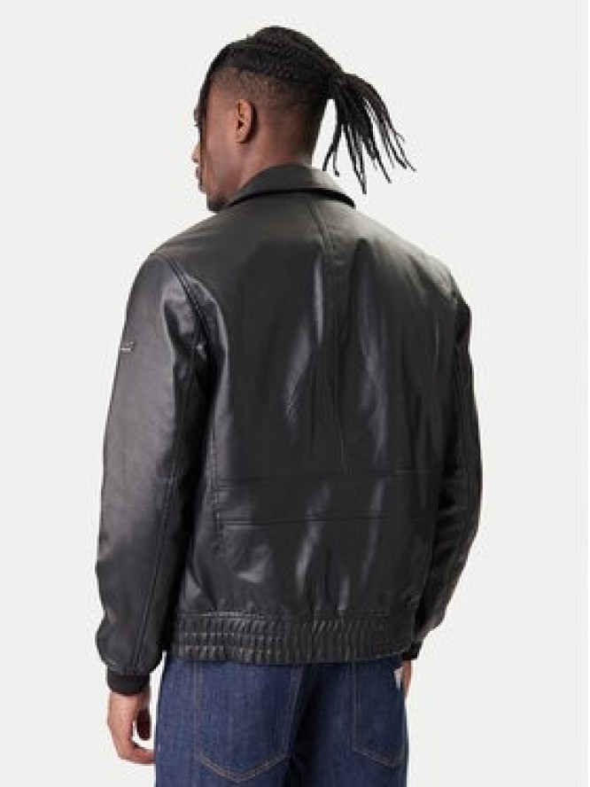 Guess Kurtka z imitacji skóry M6RL0A WJ260 Czarny Regular Fit