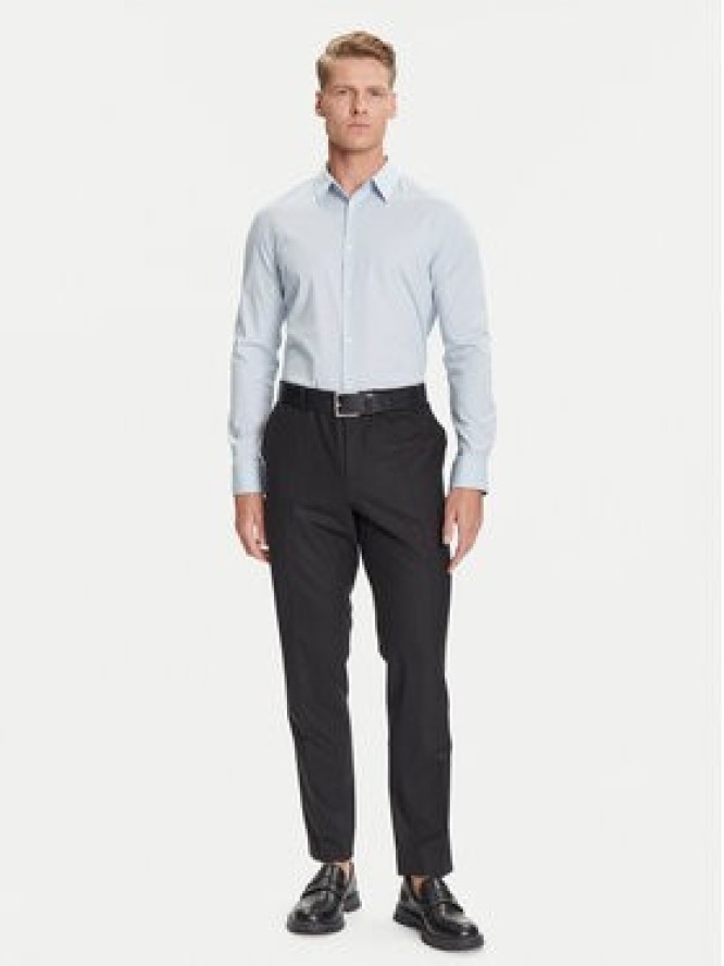Calvin Klein Koszula LV04LB145G Błękitny Slim Fit