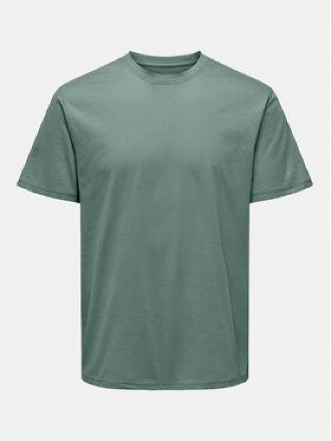 Only & Sons T-Shirt 22025208 Zielony Regular Fit