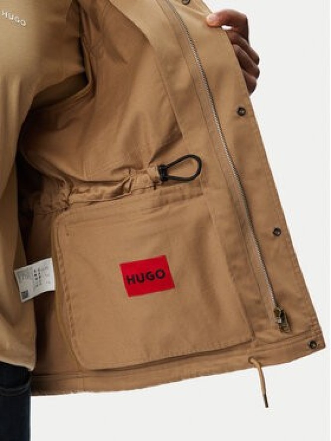 HUGO Kurtka przejściowa Berkos2631 50562729 Beżowy Regular Fit