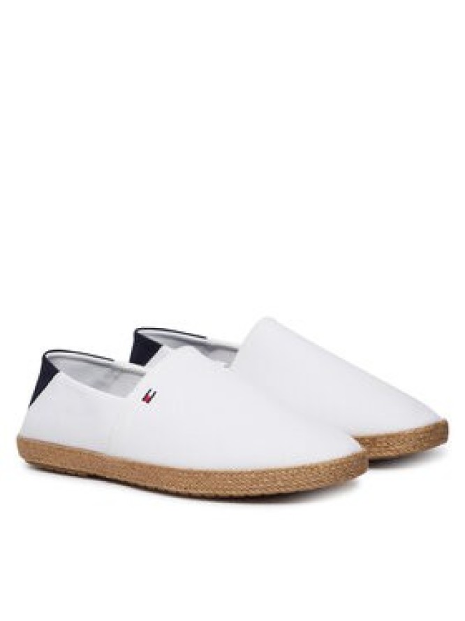 Tommy Hilfiger Espadryle Core Hilfiger Espadrille Textile FM0FM05792 Biały