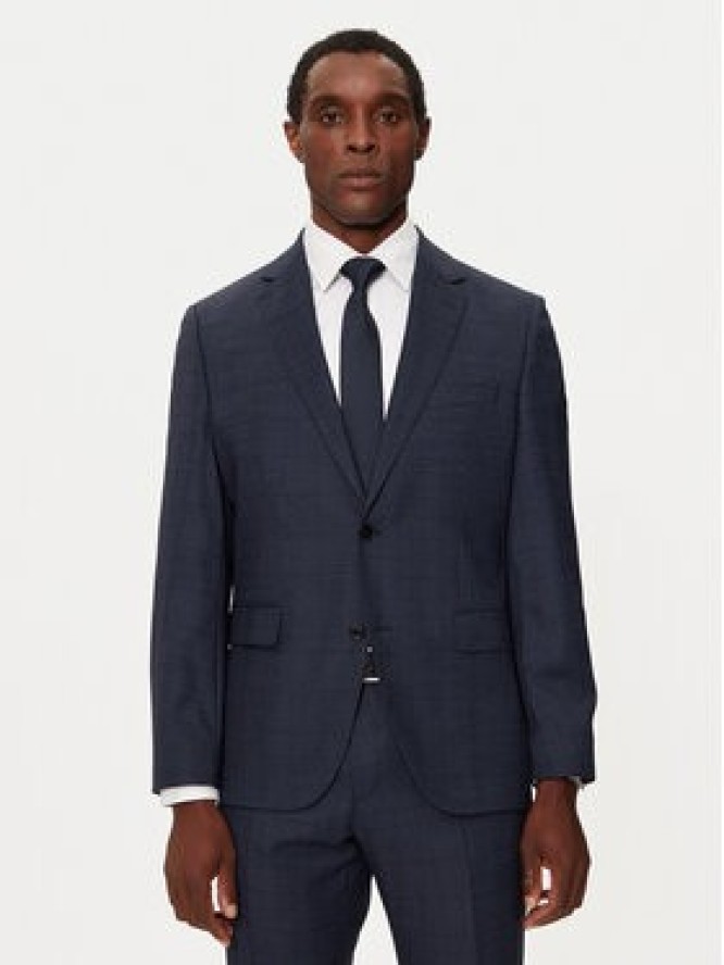 BOSS Garnitur 50528142 Granatowy Slim Fit