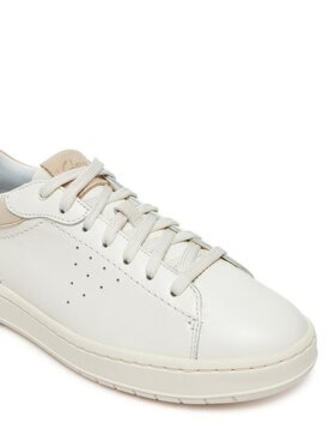 Clarks Sneakersy Courtlite2 Run 26181325 Biały