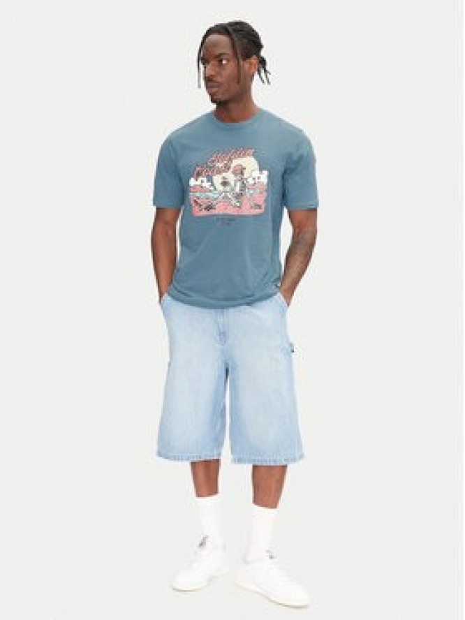 Jack & Jones T-Shirt Eljah 12268472 Niebieski Relaxed Fit
