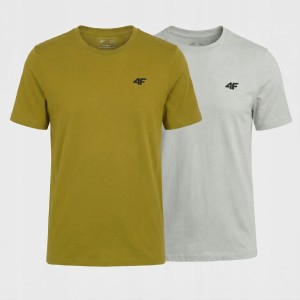 KOSZULKA MĘSKA LIMITOWANA 4F T-SHIRT KOMPLET ZESTAW 2 SZTUKI 5XL M3948 SS26