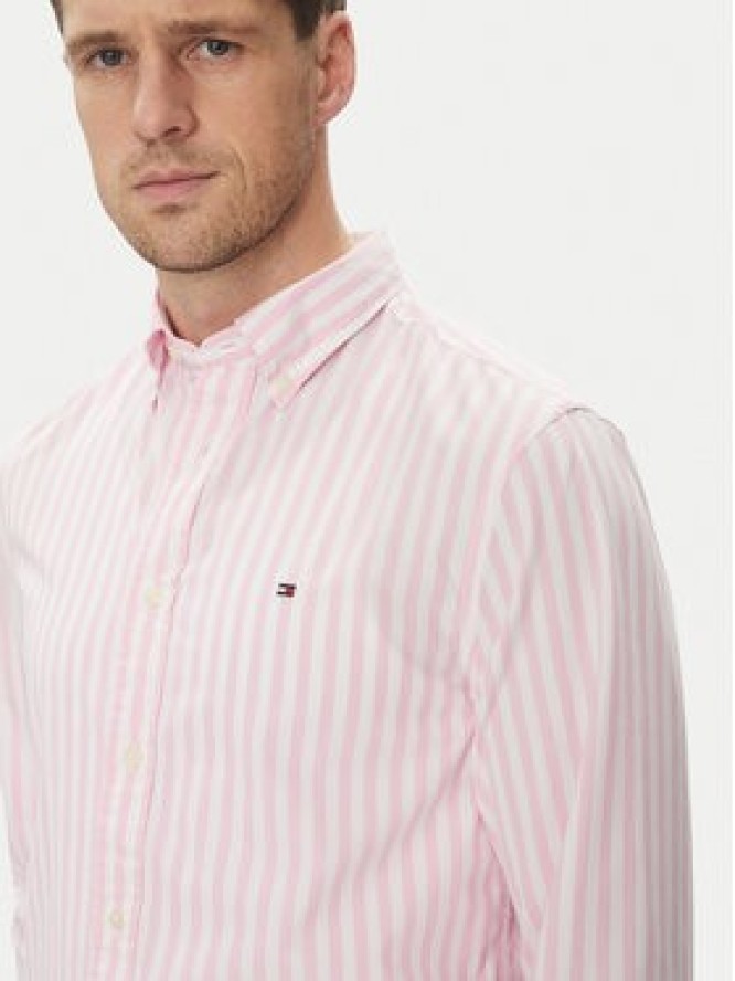 Tommy Hilfiger Koszula MW0MW39159 Różowy Regular Fit