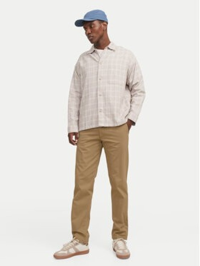 Jack & Jones Chinosy Kane 12268490 Brązowy Regular Fit