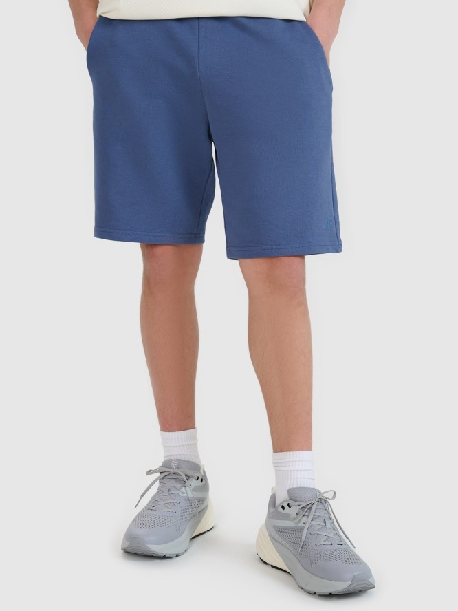 4F Spodenki dresowe regular męskie - granatowe XXL