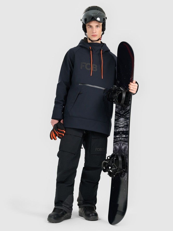 4F Kurtka snowboardowa softshell wiatroodporna membrana 5000 męska - czarna M