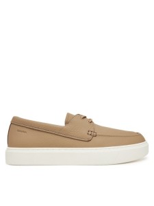 Calvin Klein Mokasyny Hybrid Lace Up Boat Lth HM0HM01812 Brązowy