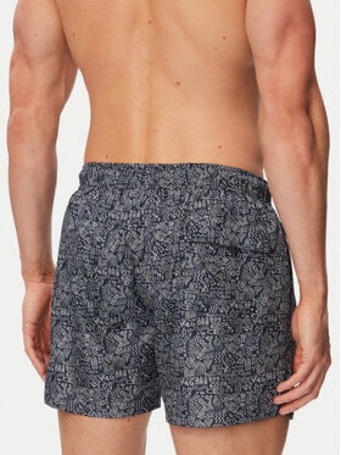 Beverly Hills Polo Club Szorty kąpielowe P-SS26M-BREA-0725 Granatowy Regular Fit