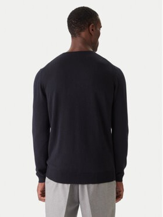 KARL LAGERFELD Sweter 655000 554399 Granatowy Slim Fit