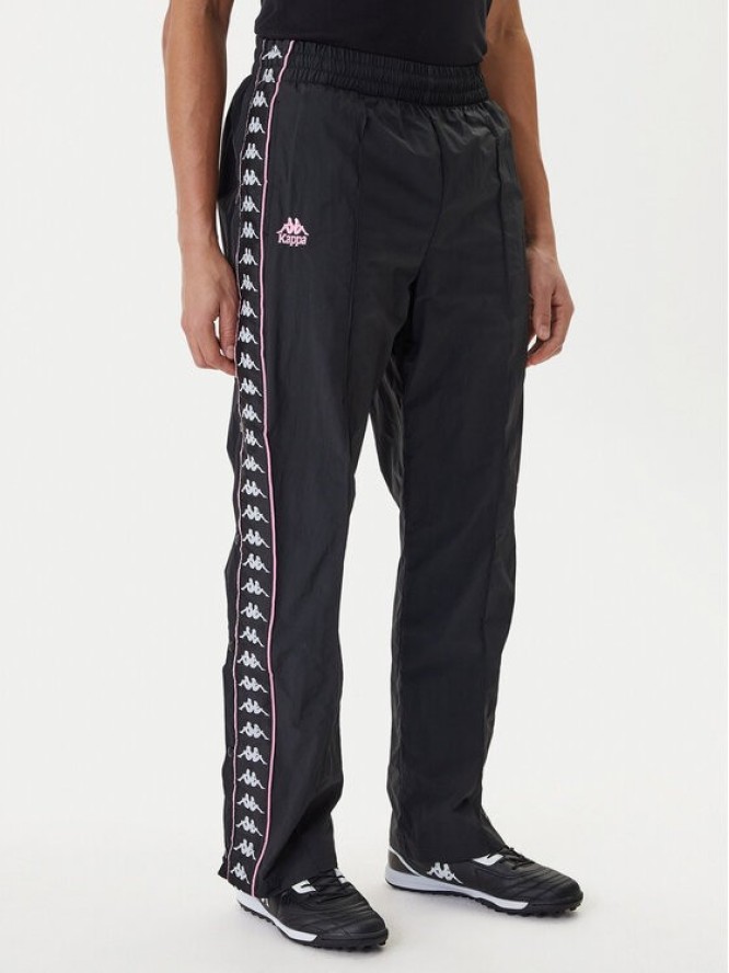 Kappa Spodnie dresowe 361W7JW Czarny Comfort Fit