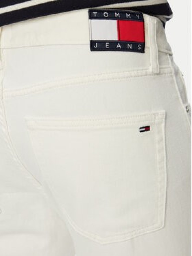 Tommy Jeans Jeansy Austin DM0DM23353 Biały Slim Fit