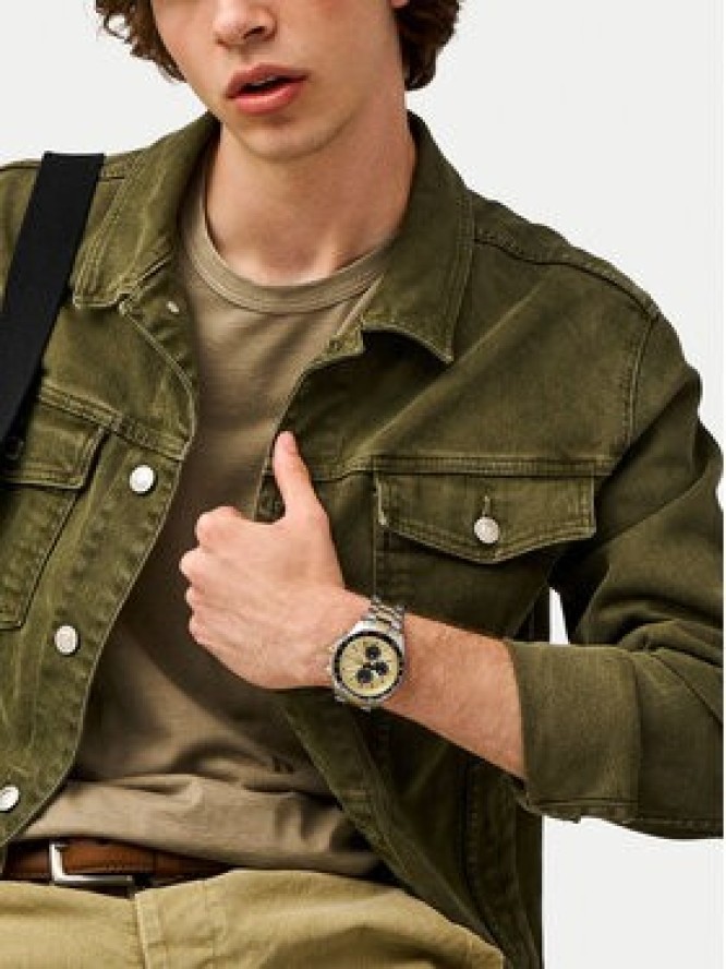 Fossil Zegarek Autocross FS6126 Srebrny