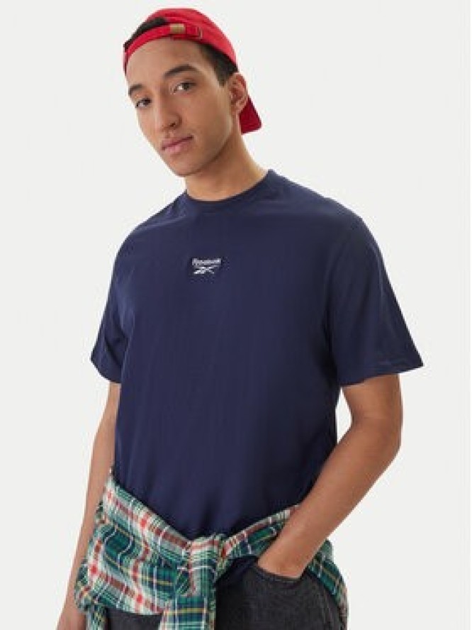 Reebok T-Shirt Branagan RK25561CCM Granatowy Regular Fit