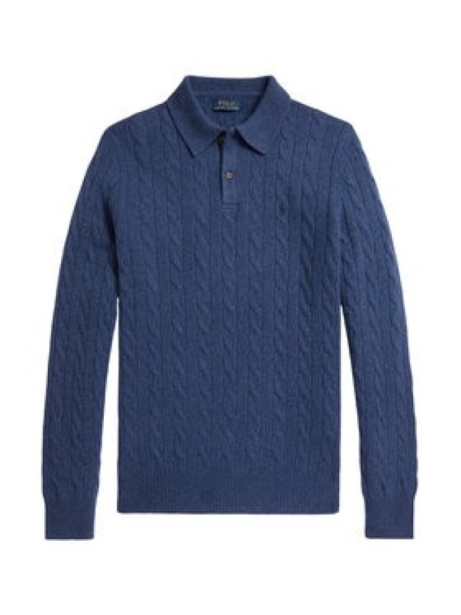 Polo Ralph Lauren Sweter 710974165003 Granatowy Regular Fit
