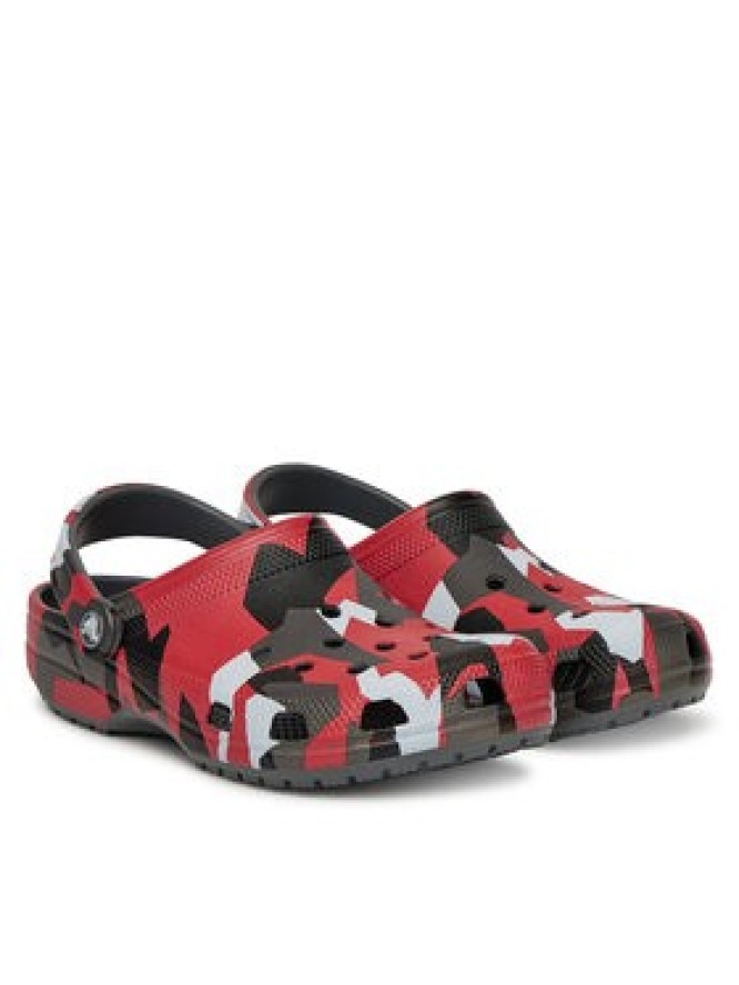 Crocs Klapki Geo Camo Clog 211009 Kolorowy