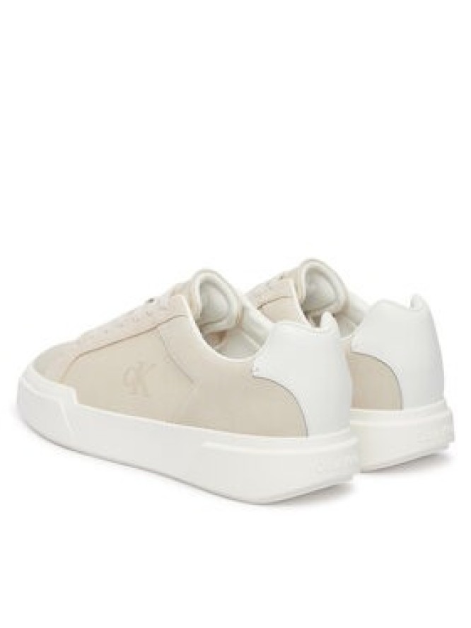Calvin Klein Sneakersy Chunky Cupsole Laceup Cv Mix HM0HM02238 Beżowy