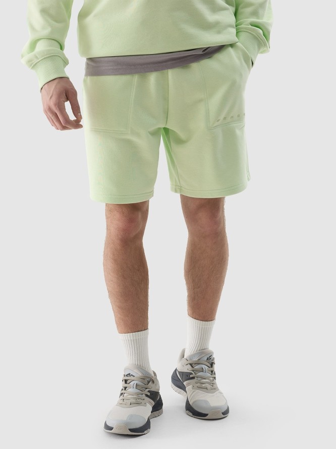 4F Spodenki dresowe męskie - zielone L