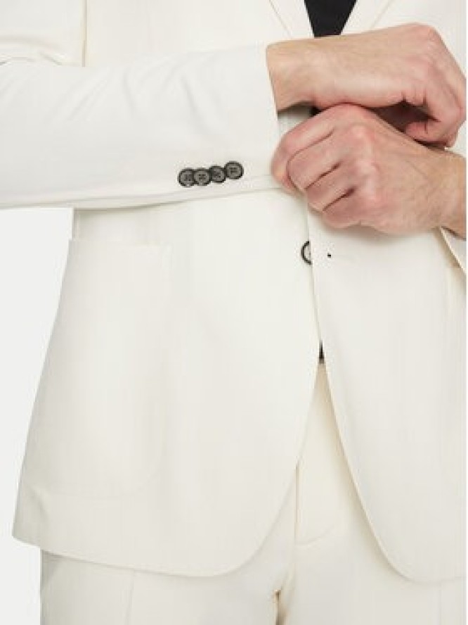 Michael Kors Marynarka MK0SB01067 Écru Regular Fit