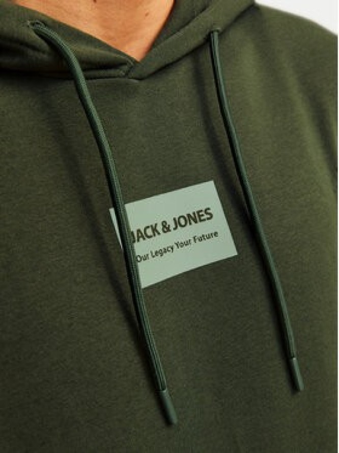Jack & Jones Bluza Hakkai 12256841 Zielony Relaxed Fit