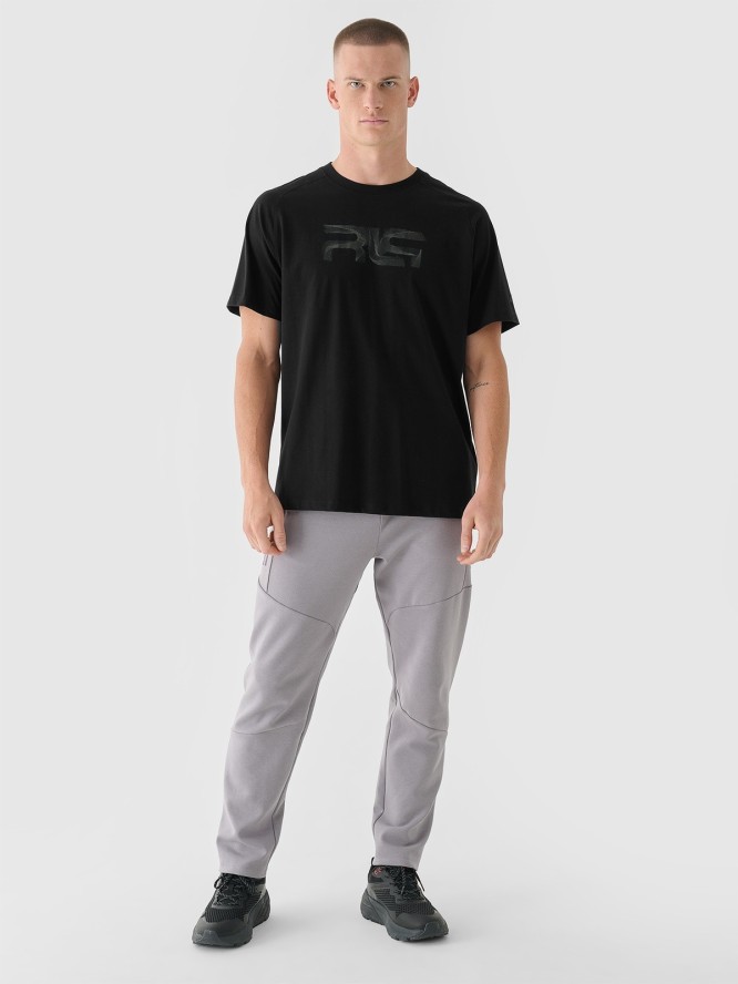 4F T-shirt oversize męski 4F x Robert Lewandowski - czarny M