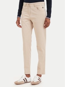 Beverly Hills Polo Club Chinosy P-SS26W-T586585 Beżowy Slim Fit