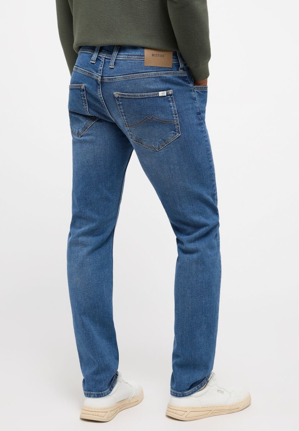 MĘSKIE SPODNIE JEANSOWE MUSTANG OREGON SLIM K DENIM BLUE 1014260 5000 685