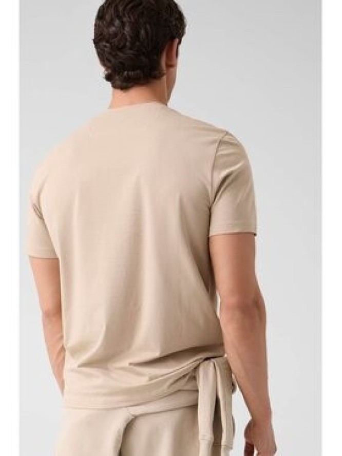 Guess T-Shirt 183088 Beżowy Classic Fit