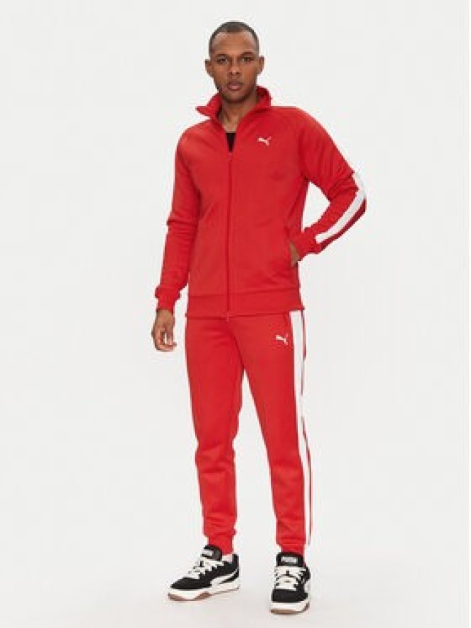 Puma Bluza T7 Always On 629587 Czerwony Regular Fit