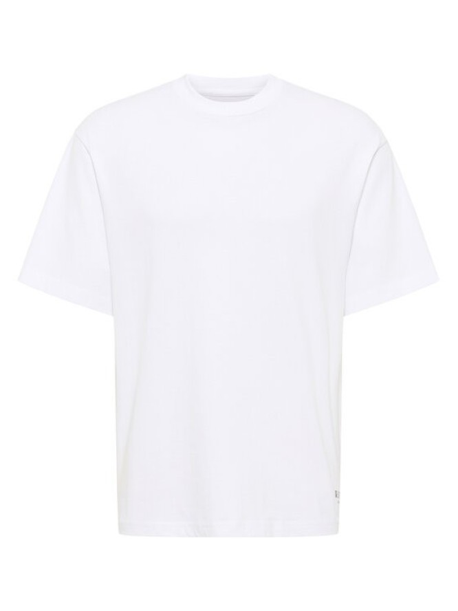 Mustang T-Shirt Akron 1016499 Biały Relaxed Fit