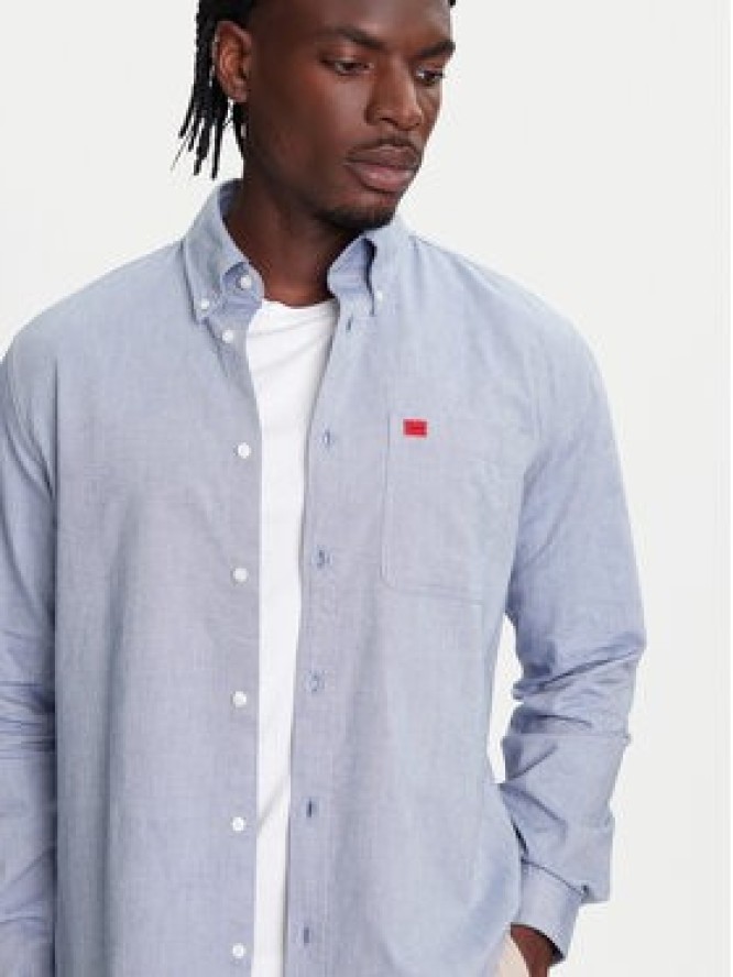 HUGO Koszula Evito 50479302 Niebieski Slim Fit