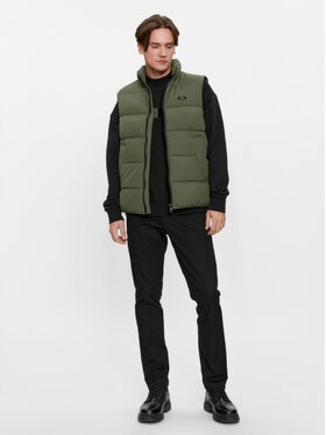 Calvin Klein Bezrękawnik Crinkle K10K110334 Zielony Regular Fit