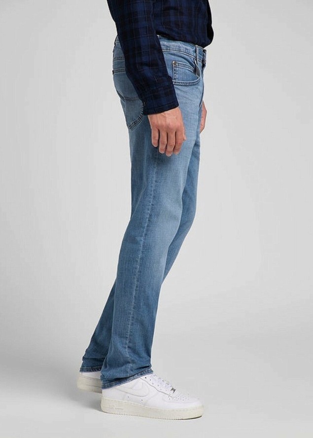 LEE RIDER MĘSKIE SPODNIE JEANSOWE JEANSY DŻINSY MID STONE WASH L701NLWL 112318844